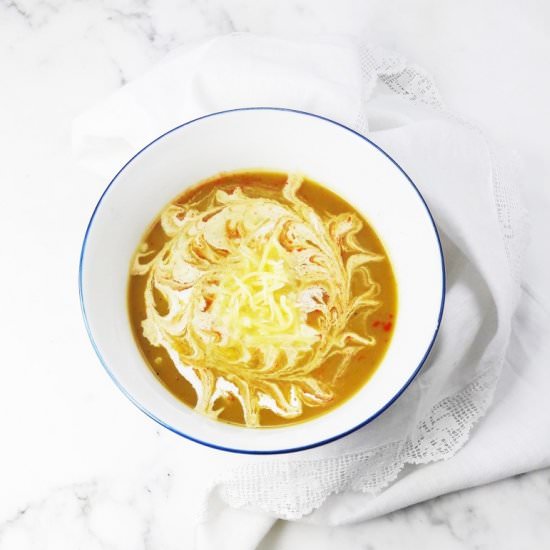 Leek Sweet Potato Soup - Recipe photo by ahedgehoginthekitchen