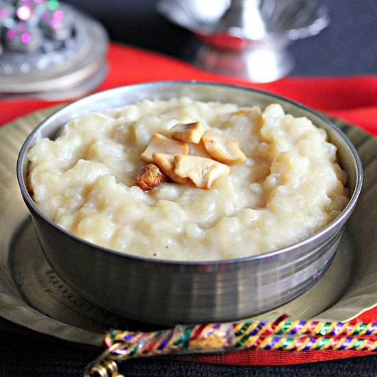 Sweet Ponagal, Rice Pudding - Recipe photo by Aromatic Cooking