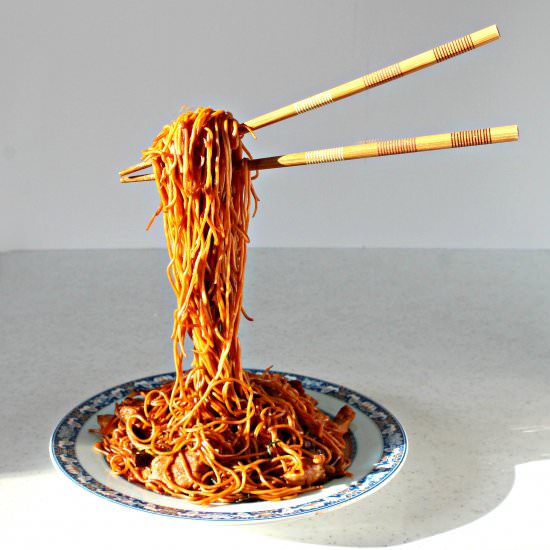 Flying noodles - Recipe photo by Miamivores