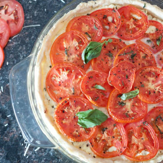 Ricotta Tomato Pie From Scratch - Recipe photo by servedfromscratch