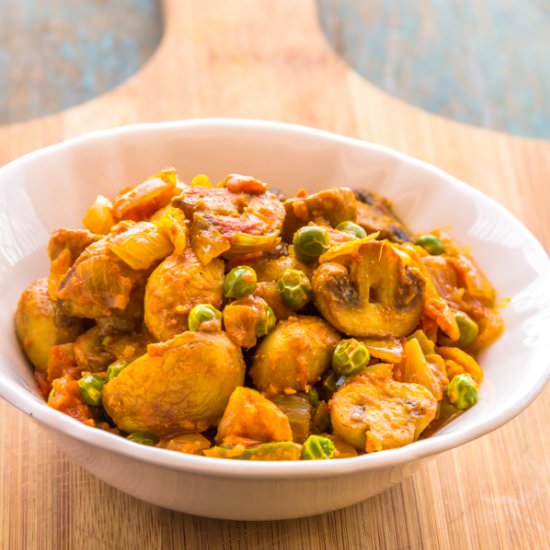 Indian Mushroom Masala - Recipe photo by Priyanka DK