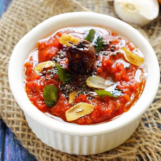 Tomato chutney - Recipe photo by Aromatic Essence