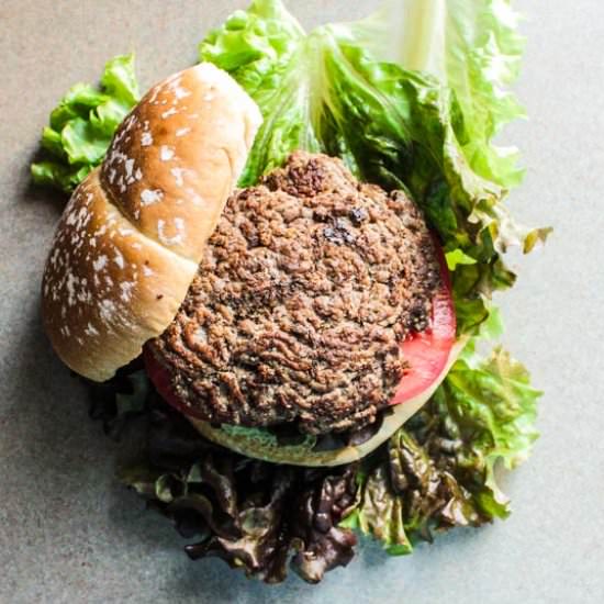 Classic Diner Burger - Recipe photo by Lisa G Cooks