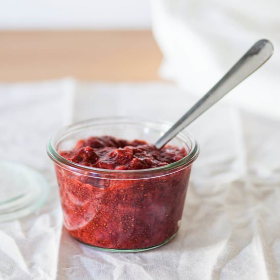 Strawberry Chia Seed Jam - Recipe photo by KarinDimitrovova