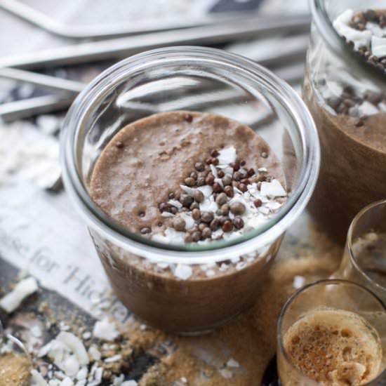 coffee coconut shakes - Recipe photo by HowSweetEats