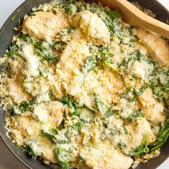 Easy chicken Florentine - Recipe photo by Family Food on the Table