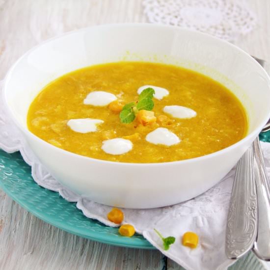 corn soup - Recipe photo by Izaa
