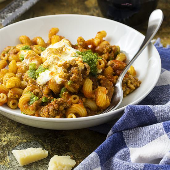 Ground Beef Skillet Pasta - Recipe photo by justalittlebitofbacon