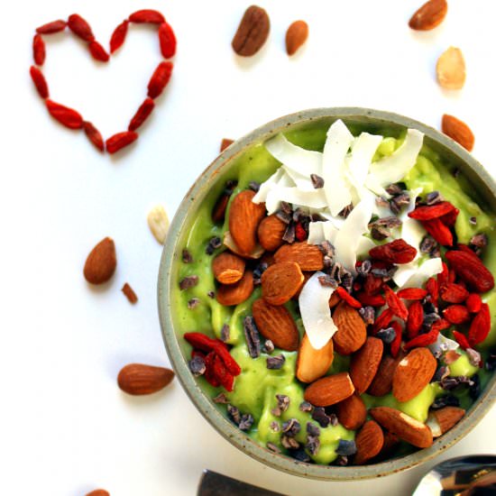 Easy Green Smoothie Bowl - Recipe photo by spill the greens