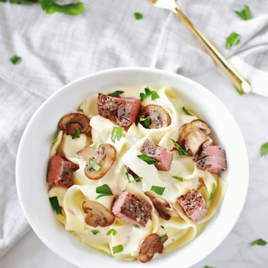 Incredible Crockpot Beef Stroganoff - Recipe photo by FlirtingwithFlavor