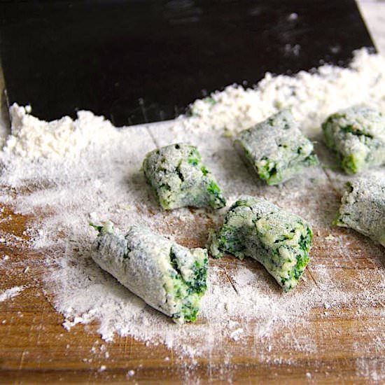 Spinach & Ricotta Malfatti - Recipe photo by Ale Gambini