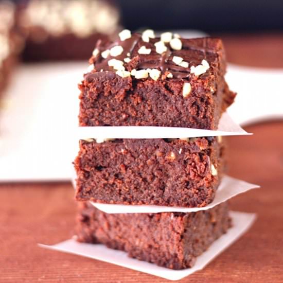 Dark Chocolate and Hazelnut Brownie - Recipe photo by The Happy Cooking Friends