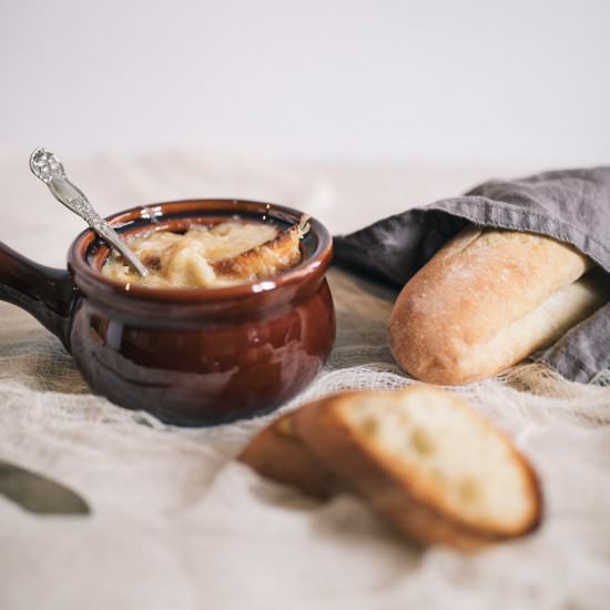 The Best French Onion Soup - Recipe photo by theblondielocks