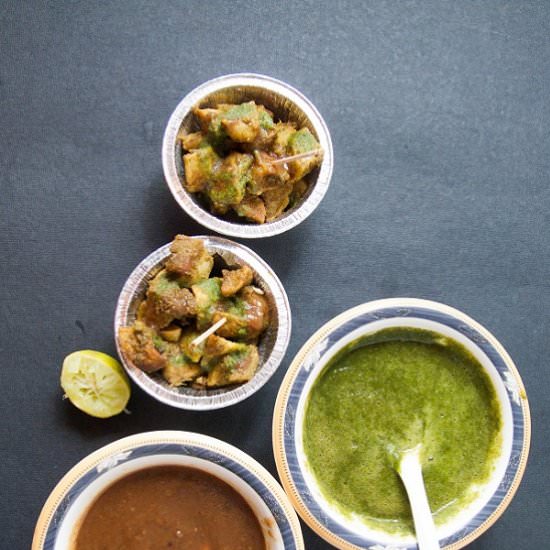 Spicy Tangy Aloo Chat Recipe - Recipe photo by Puja