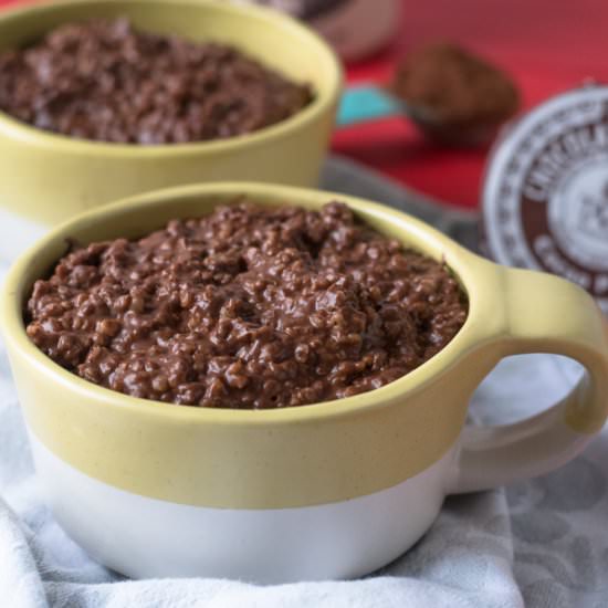 Chocolate Steel Cut Oatmeal - Recipe photo by thymeandlove