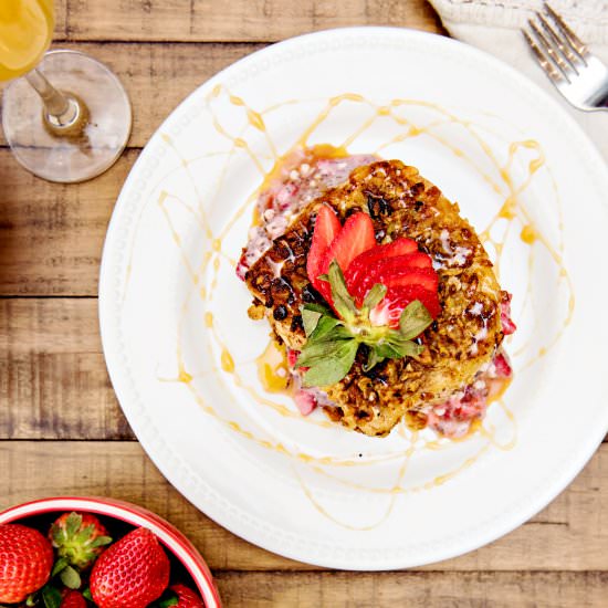 Strawberry Stuffed French Toast - Recipe photo by intheknowmom