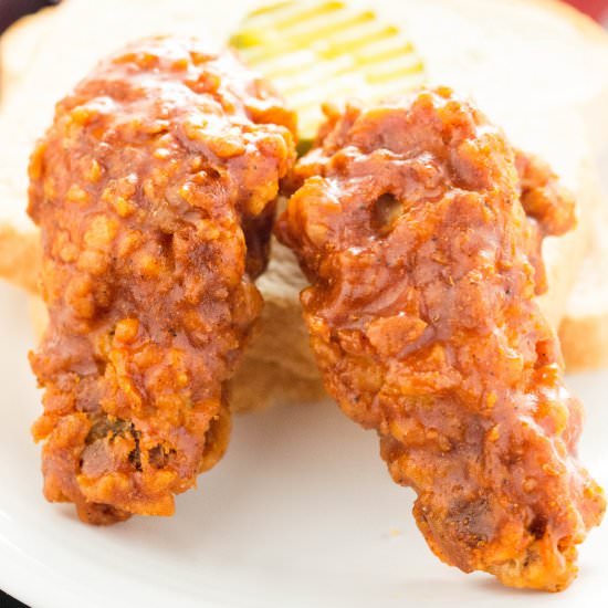 Nashville Hot Fried Chicken Wings - Recipe photo by cookingwithjanica