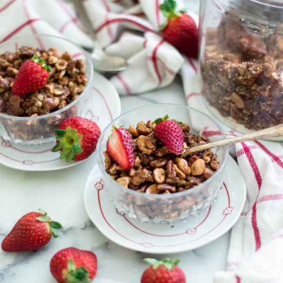30-Minute Grain-Free Granola - Recipe photo by Thenaturalnurturer