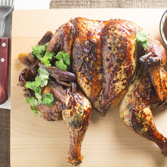 Fish Sauce Roast Chicken - Recipe photo by foodandjourneys