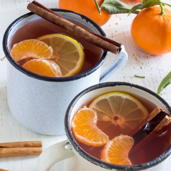 Mulled Mixed Fruit Cider - Recipe photo by Happy Foods Tube