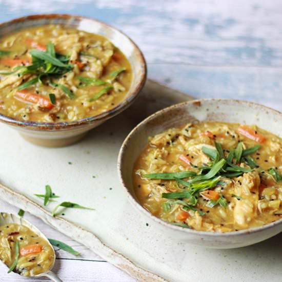 Mulligatawny Chicken & Wild Rice Soup - Recipe photo by Properfoodie
