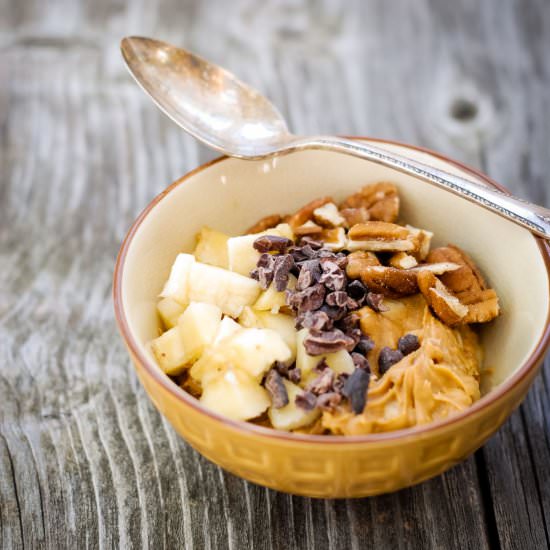 Nut Butter Bowl - Recipe photo by kumquat
