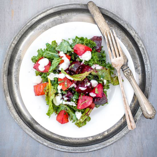 Roasted Beet Salad - Recipe photo by kumquat