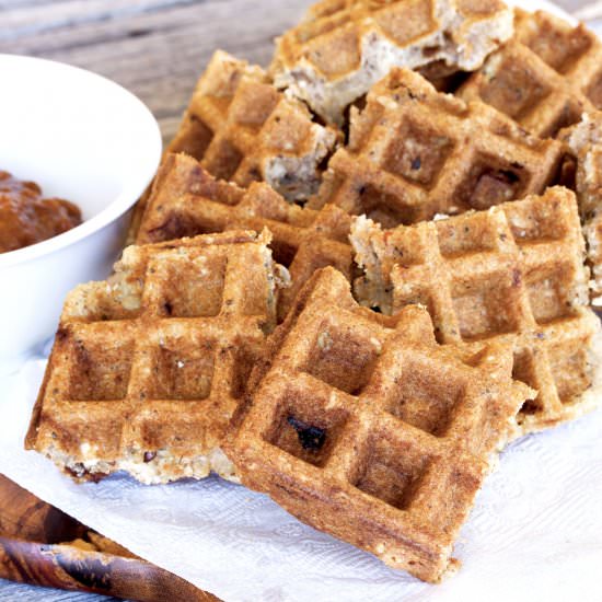 Muesli Waffles - Recipe photo by karenluvslife