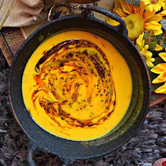 Mango Kadhi - Recipe photo by Cookilicious
