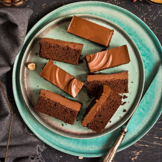 Brownie Nutella Bars - Recipe photo by veselina zheleva