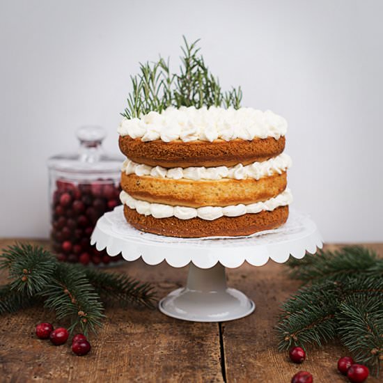 Naked Cake Winter Wonderland - Recipe photo by cookingcatrin