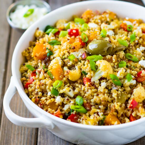 Mediterranean Warm Quinoa Salad - Recipe photo by ChefDeHome