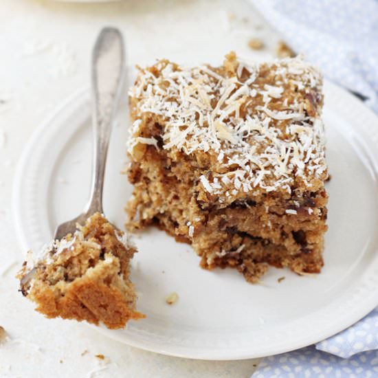 trail mix applesauce bread - Recipe photo by Cook Nourish Bliss