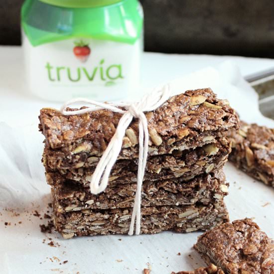 Nut Free Chocolate Granola Bars - Recipe photo by CitNutritionally