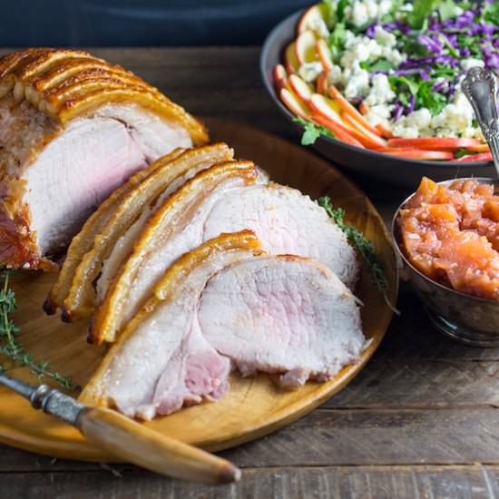 Garlic and Herb Roasted Pork Loin - Recipe photo by NerdsWithKnives-Emily
