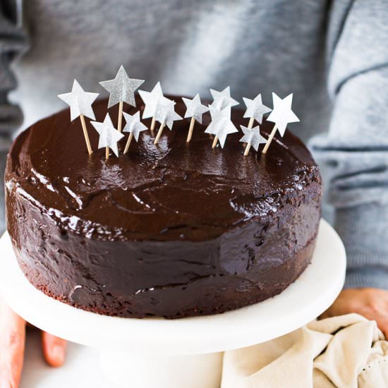 Vegan Birthday Cake - Recipe photo by piloncilloyvainilla