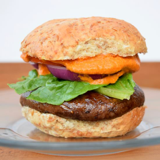 Portobello Burgers - Recipe photo by earthpoweredfamily