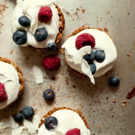 granola cups with nice cream - Recipe photo by zielonysrodek