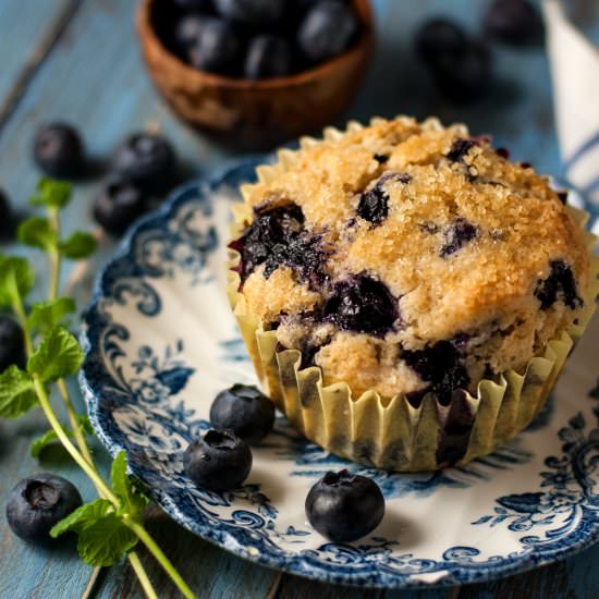 Classic Blueberry Muffins - Recipe photo by cookiesforengland