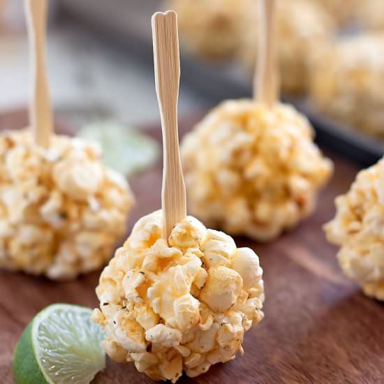 Cuban Seasoned Popcorn Balls - Recipe photo by asassyspoon