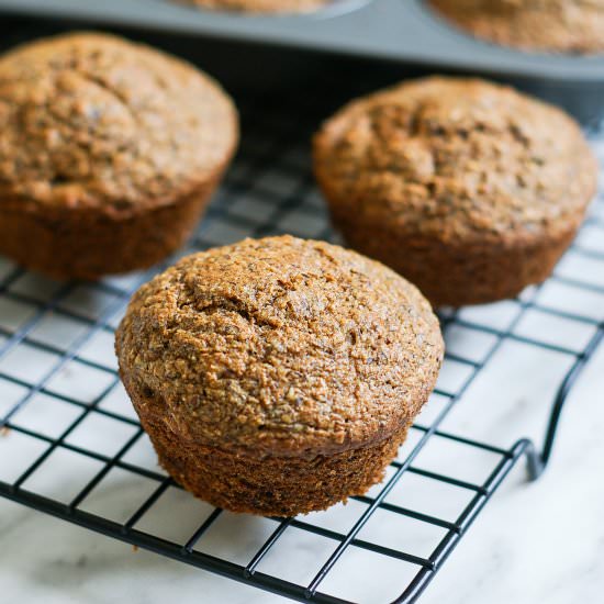 Healthy Date Bran Muffins - Recipe photo by chelseashealthykitchen