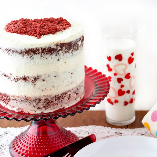 Traditional Red Velvet Cake - Recipe photo by onlinepastrychef
