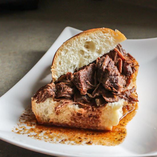 Instant Pot Hot Beef Sandwich - Recipe photo by Lisa G Cooks