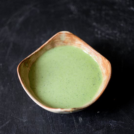 Restaurant Style Green Chutney - Recipe photo by notacurry.com