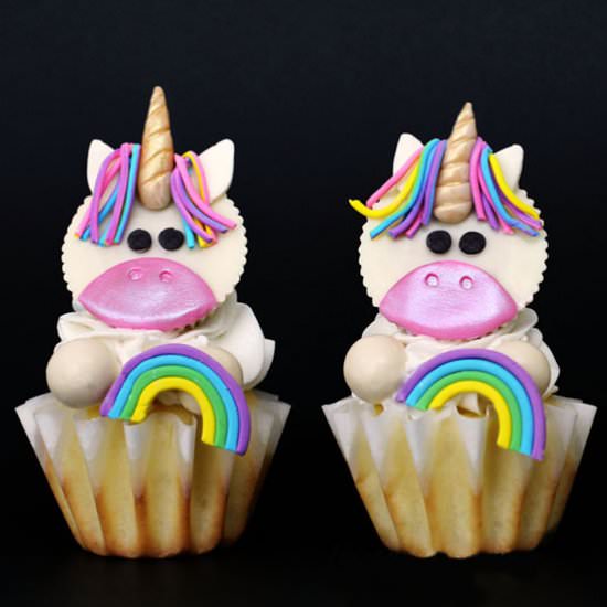 Magical Unicorn Cupcakes - Recipe photo by Hungry Happenings