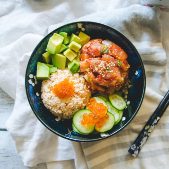 Salmon & Sea Bream Poké - Recipe photo by TiffanyBee