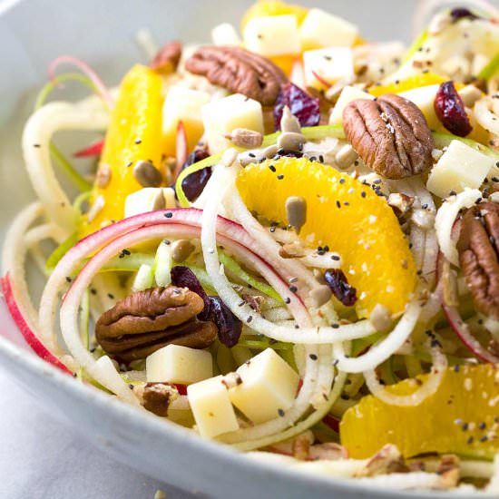 Spiralized Apple Salad - Recipe photo by Jessica Gavin