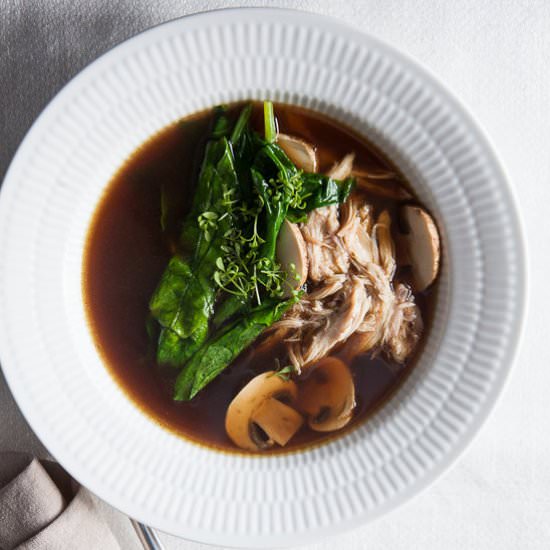 Pulled rabbit in brown stock - Recipe photo by shebets_blog