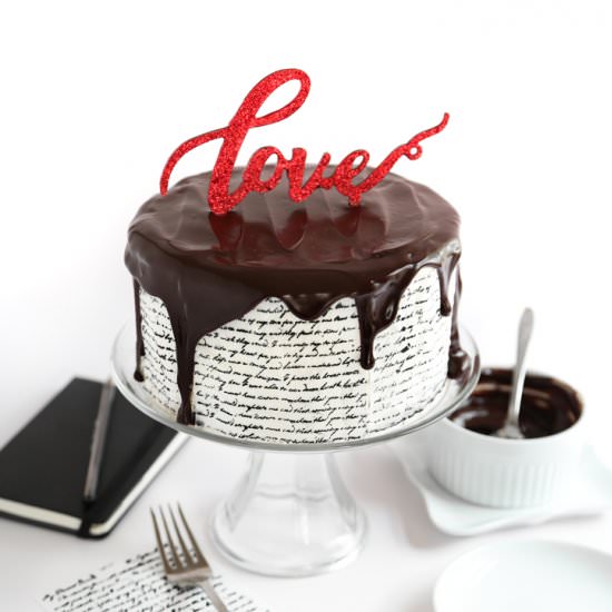 Love Letter Cake - Recipe photo by sprinklebakes
