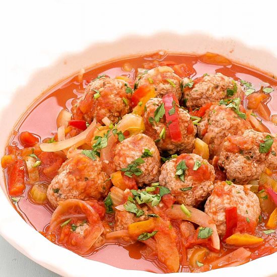 Cajun Spiced Turkey Meatballs - Recipe photo by 3KidsRecipes